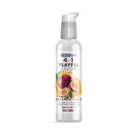 Swiss Navy 4 in 1 Playful Flavors Wild Passion Fruit - 4 oz | Flavored Lubricant