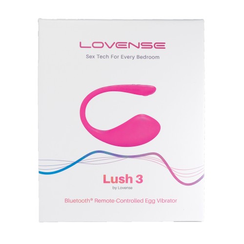 Vibrador Lovense Lush 3.0 Activado por Sonido - Rosa