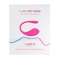 Lovense Lush 3.0 Sound Activated Camming Vibrator - Pink