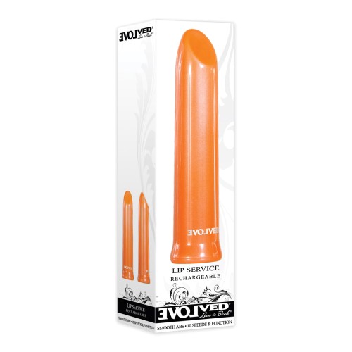 Vibrador Evolved Lip Service - Naranja