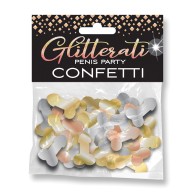 Confeti de Pene Glitterati para Fiesta