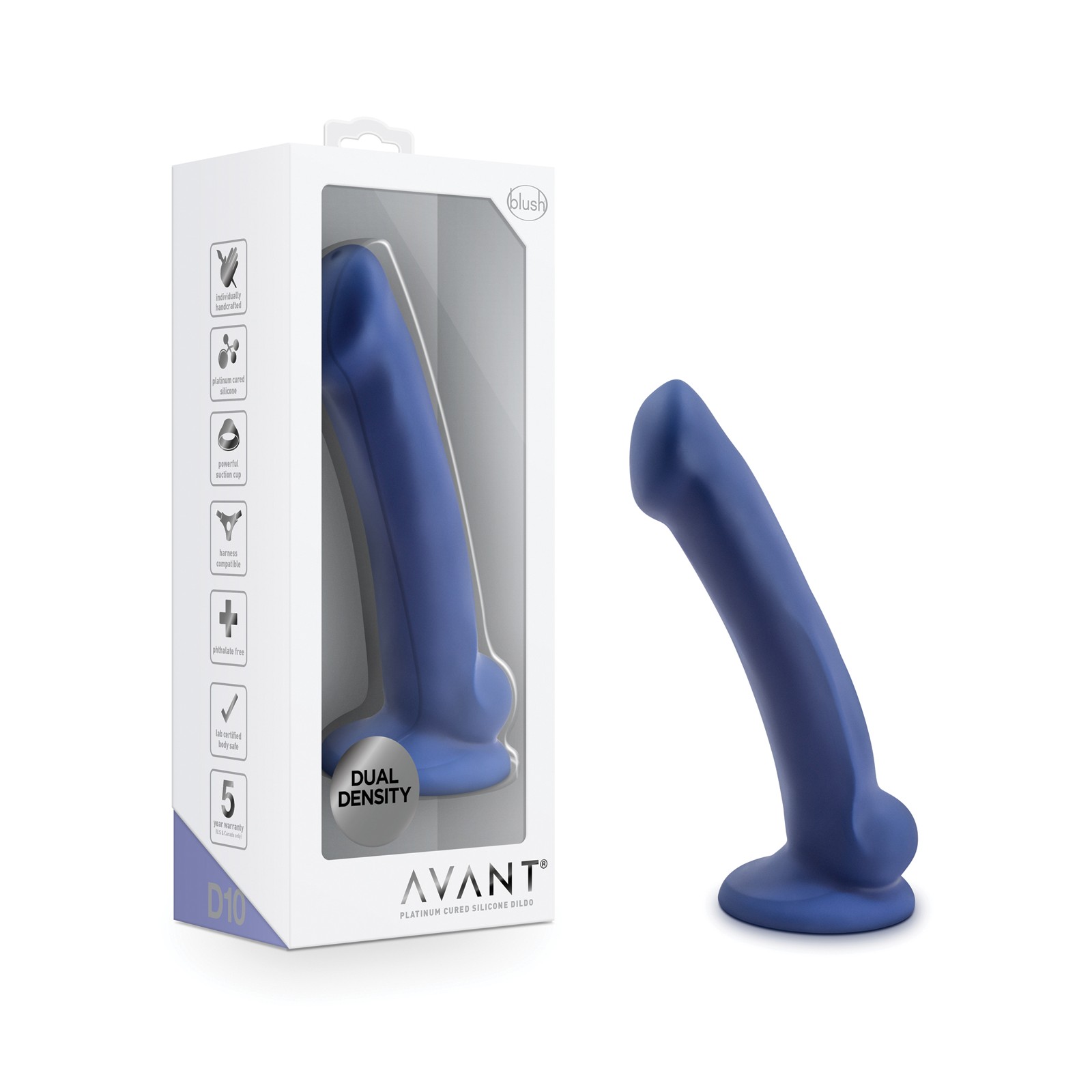 Blush Avant D10 Silicone Dildo