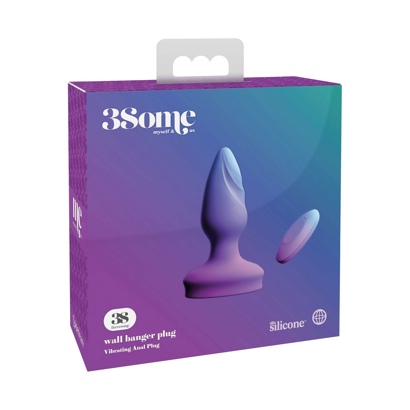 Purple Threesome Wall Banger Plug for Ultimate Pleasure