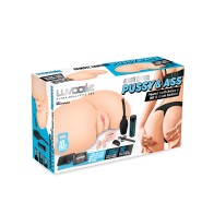 Vagina y Trasero Recargable con Control Remoto para Placer