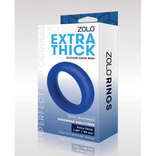 ZOLO Extra Thick Silicone Cock Ring - Ultimate Support