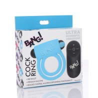 Bang Anillo Vibrador Bullet Control Remoto Azul