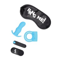 Kit Vibrador Cock Ring y Butt Plug Duo Blast - Control Remoto