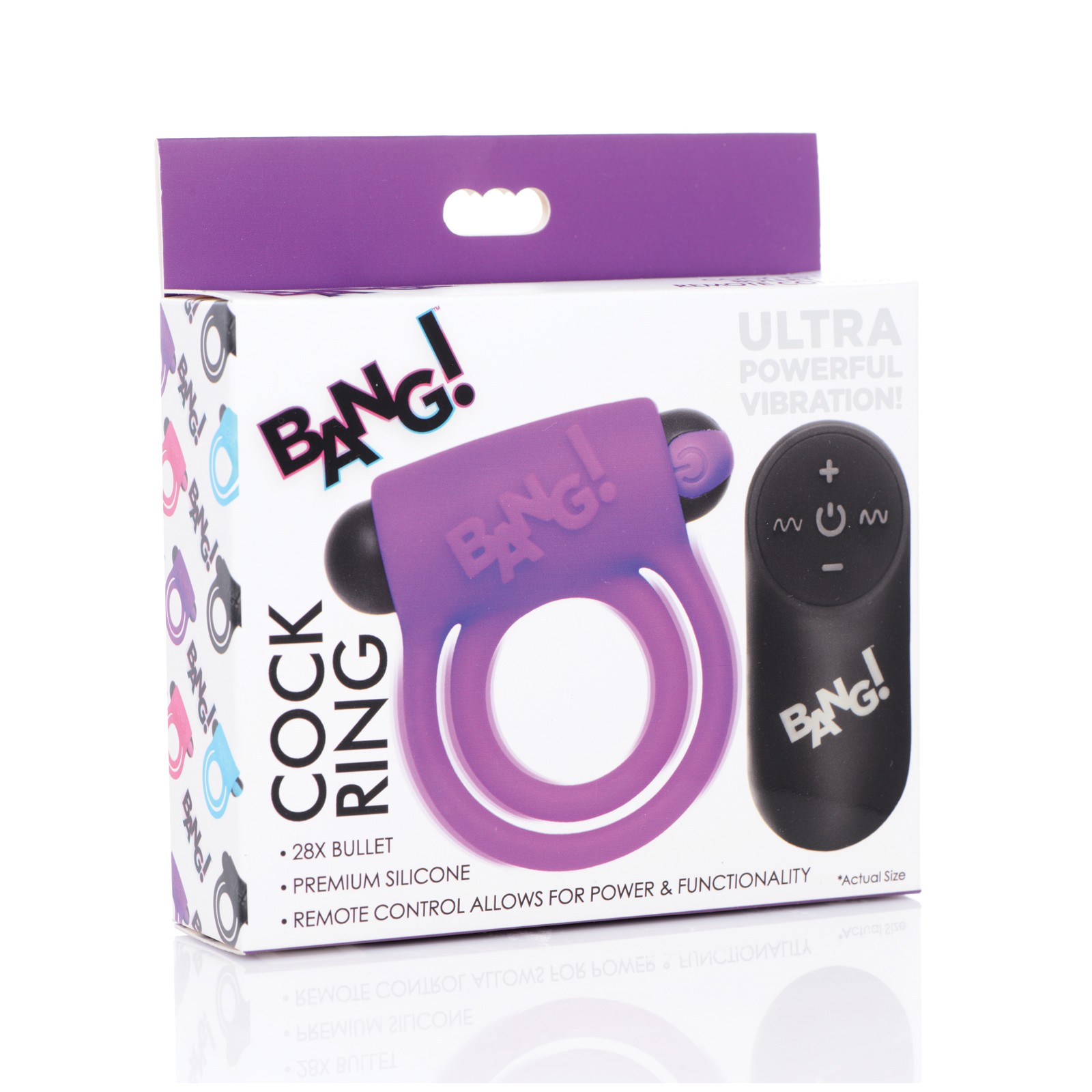 Bang! Vibrating Cock Ring with Remote