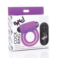 Bang! Vibrating Cock Ring with Remote