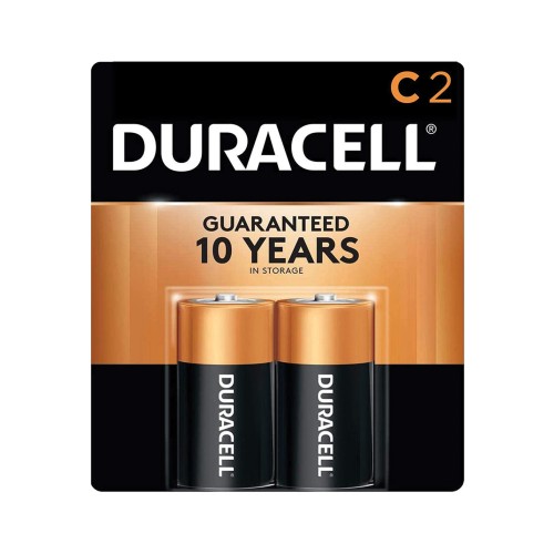 Baterías Alcalinas Duracell - C Paquete de 2