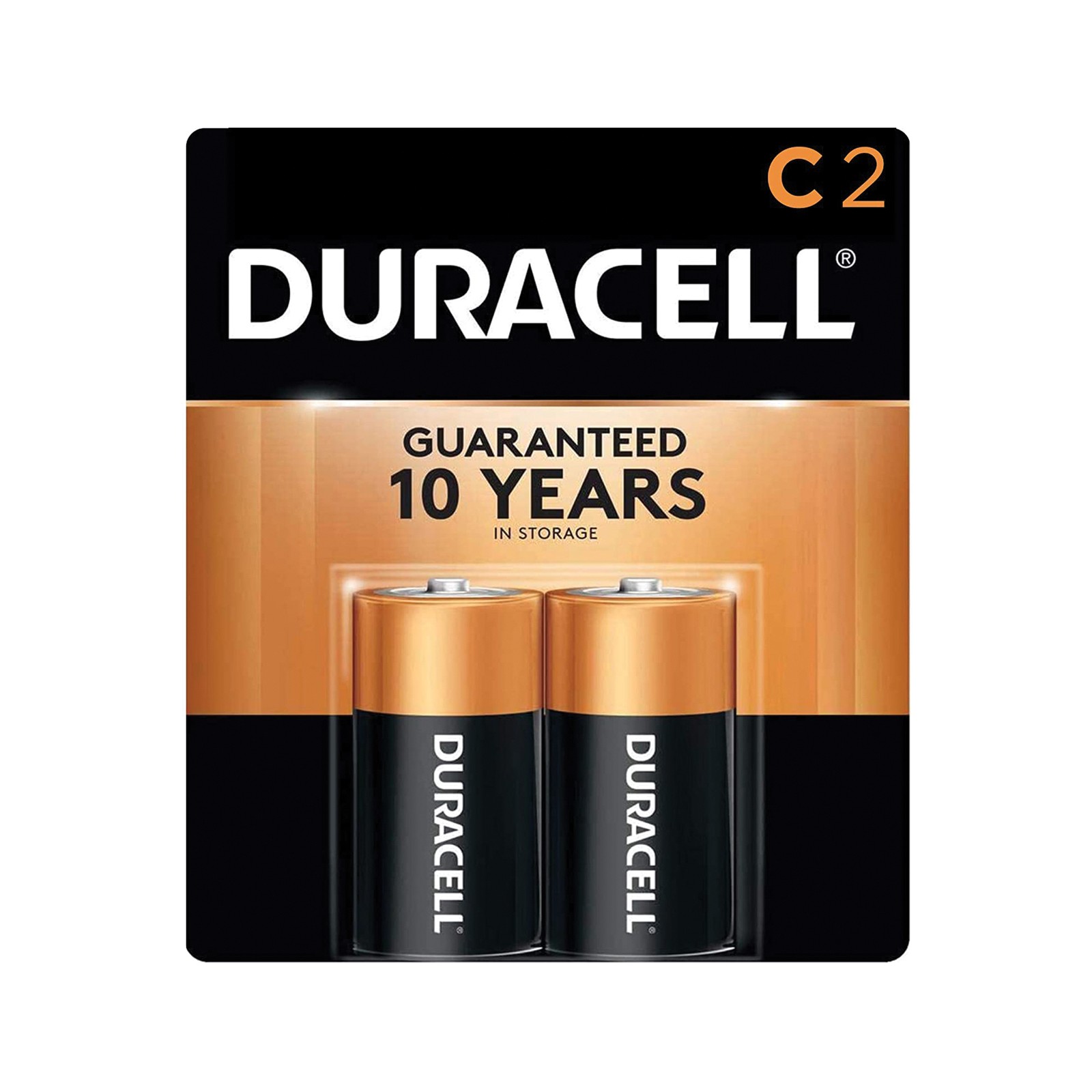 Duracell Alkaline Batteries - C Pack of 2