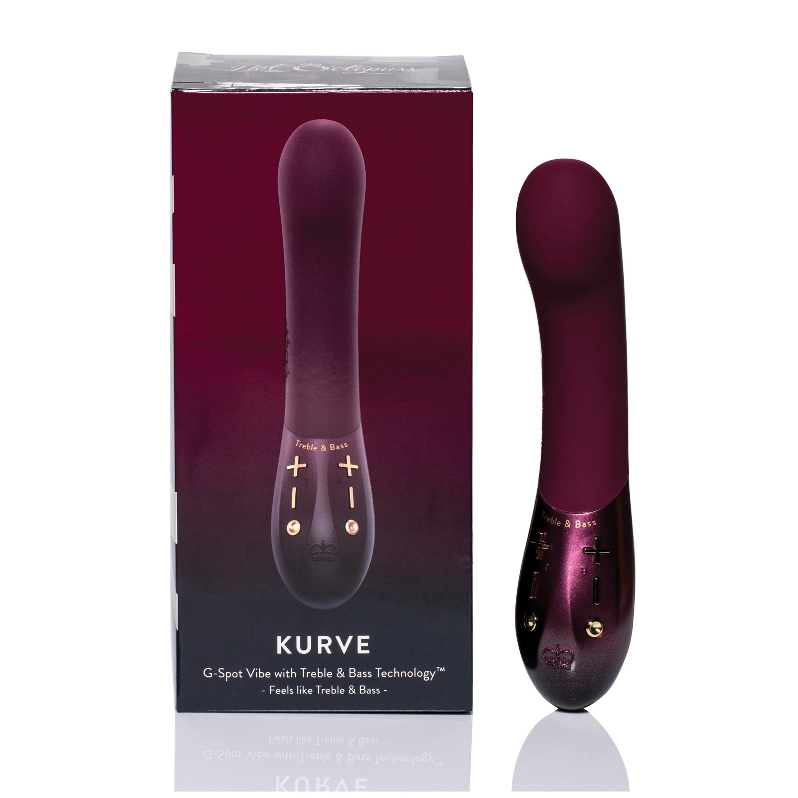 Hot Octopuss Kurve G Spot Vibrator - Plum