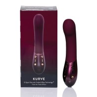 Hot Octopuss Kurve G Spot Vibrator - Plum