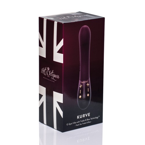 Vibrador Kurve G Spot - Ciruela