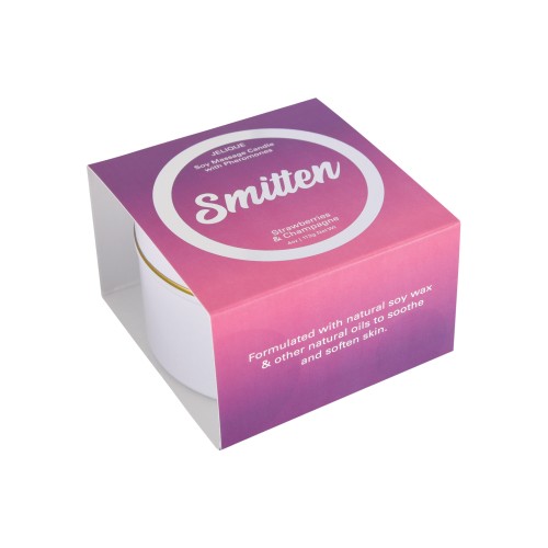 Jelique Massage Candle - Smitten Strawberry & Champagne