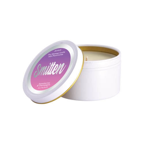 Jelique Massage Candle - Smitten Strawberry & Champagne