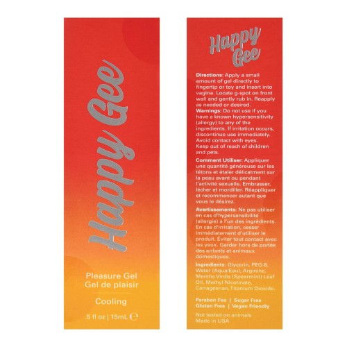 Gel G-Spot Jelique Happy Gee 0.5 oz