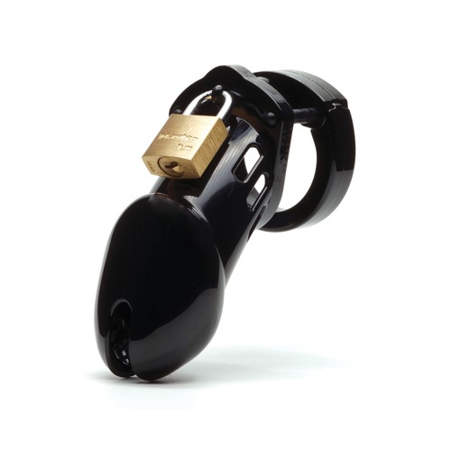 Elegant Black CB-6000 Male Chastity Device - Secure and Comfortable