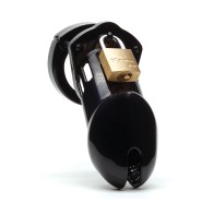 Elegant Black CB-6000 Male Chastity Device - Secure and Comfortable