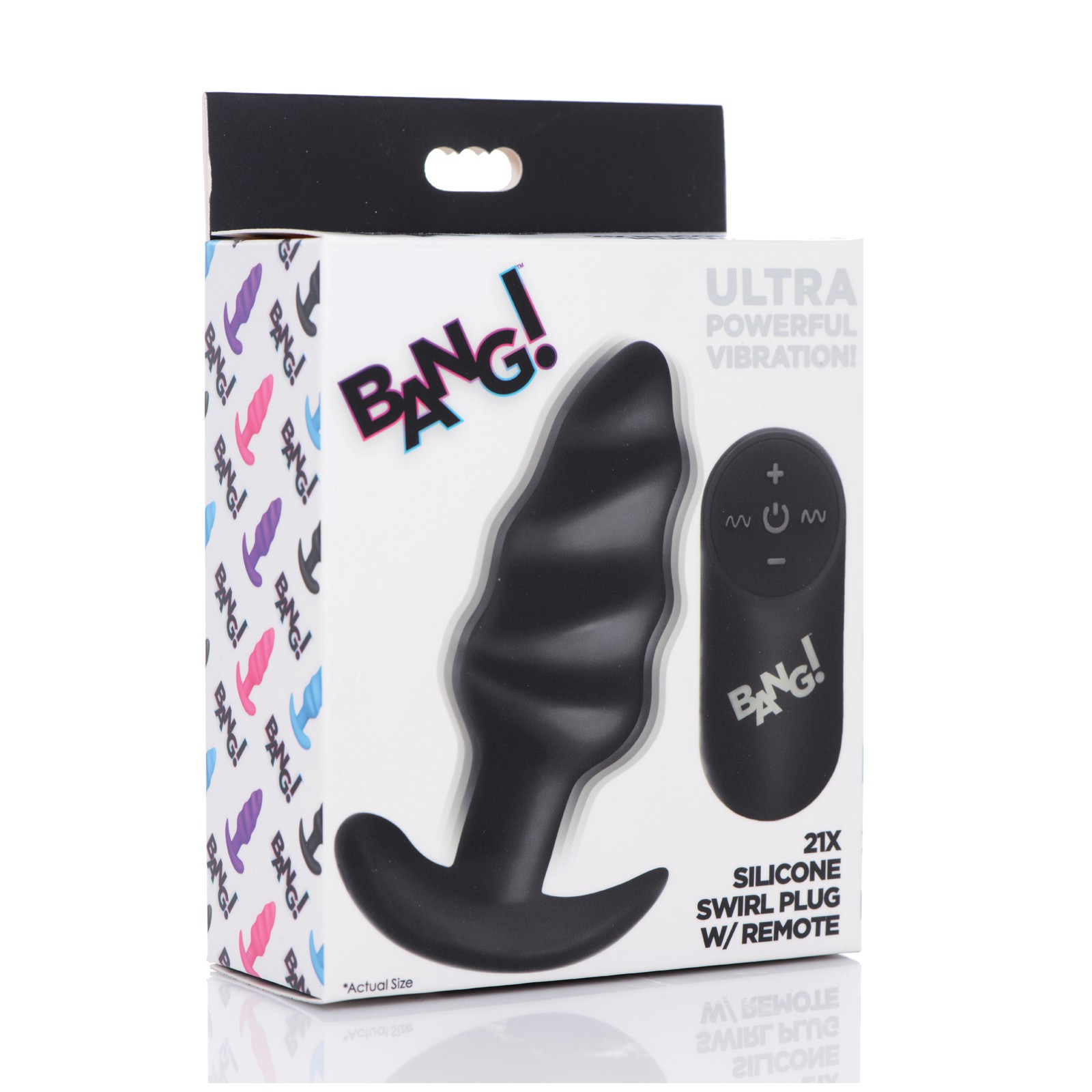 Bang Plug Anal Vibrante Control Remoto Negro