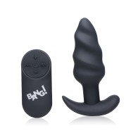 Bang Plug Anal Vibrante Control Remoto Negro