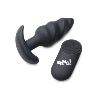 Bang Plug Anal Vibrante Control Remoto Negro