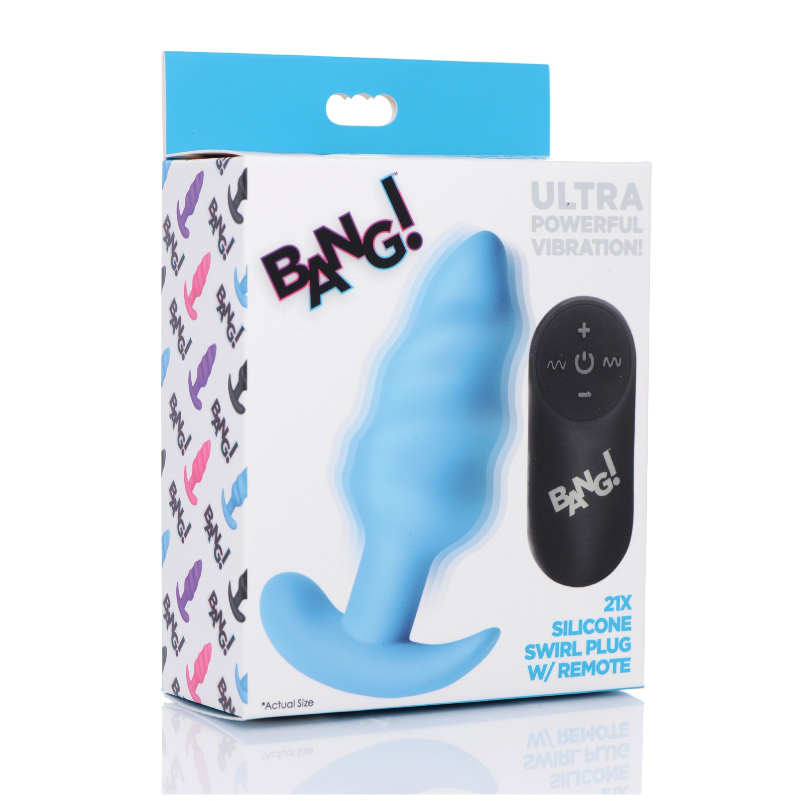 Bang! 21X Vibrating Butt Plug Remote Control