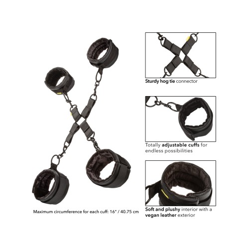 Boundless Hog Tie for BDSM Play - Black