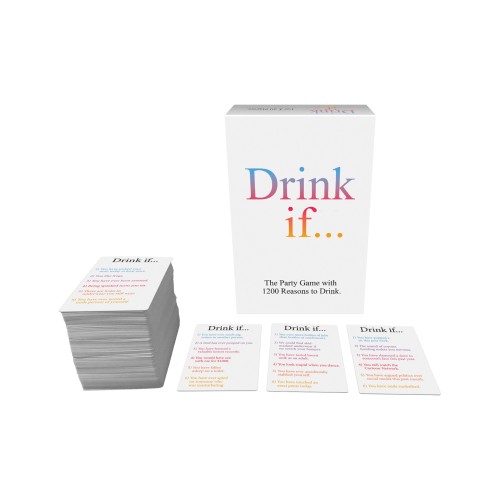 Juego de Cartas para Beber Drink If