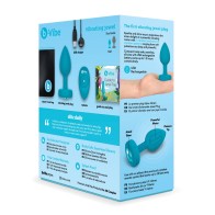 Plug Jewel de Control Remoto b-Vibe - S/M - Verde Azul