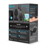 b-Vibe Plug de Joyas Vibrante Control Remoto Negro