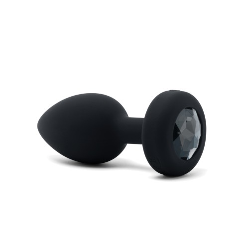 b-Vibe Plug de Joyas Vibrante Control Remoto Negro