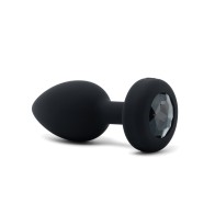 b-Vibe Plug de Joyas Vibrante Control Remoto Negro