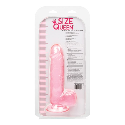 Dildo Size Queen de 6 Pulgadas Rosa