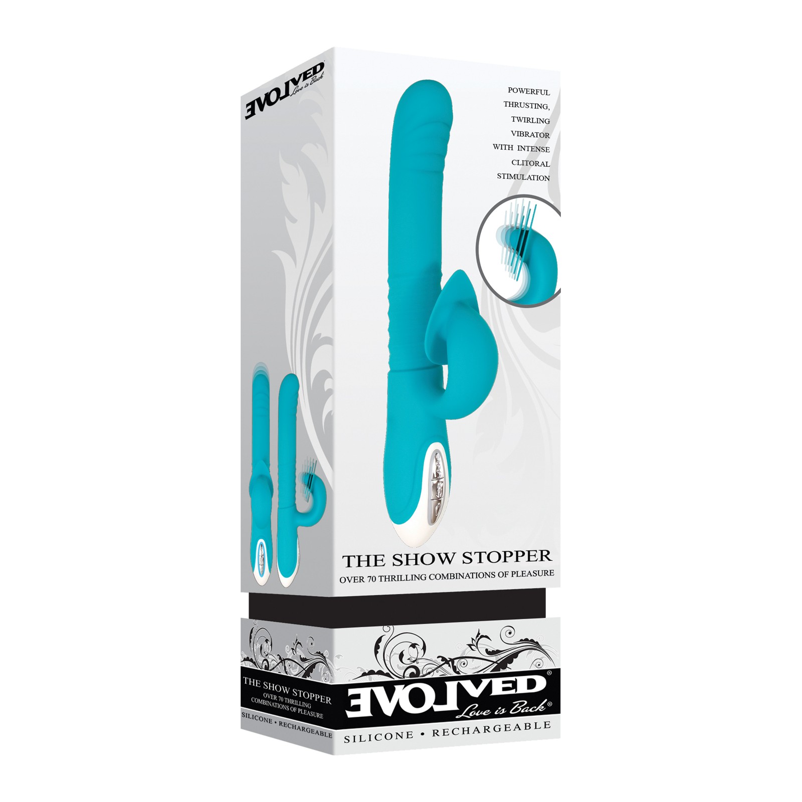 The Show Stopper Teal Vibrator for Ultimate Pleasure