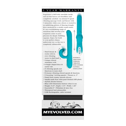 The Show Stopper Teal Vibrator for Ultimate Pleasure