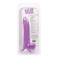 Dildo Size Queen de 8 Pulgadas Púrpura