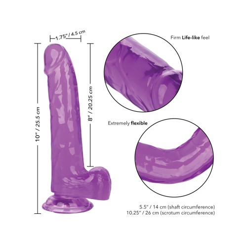 Dildo Size Queen de 8 Pulgadas Púrpura