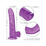 Dildo Size Queen de 8 Pulgadas Púrpura