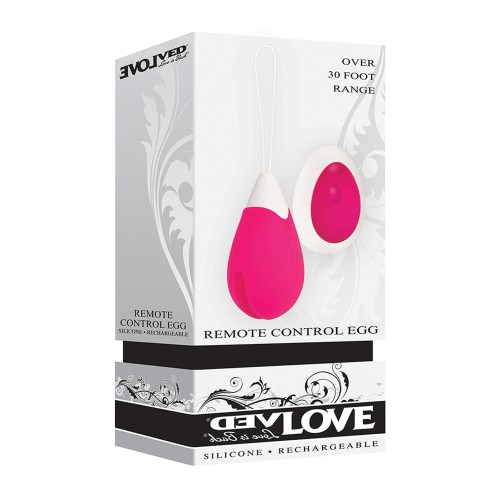 Huevo Vibrador a Control Remoto Evolved Rosa