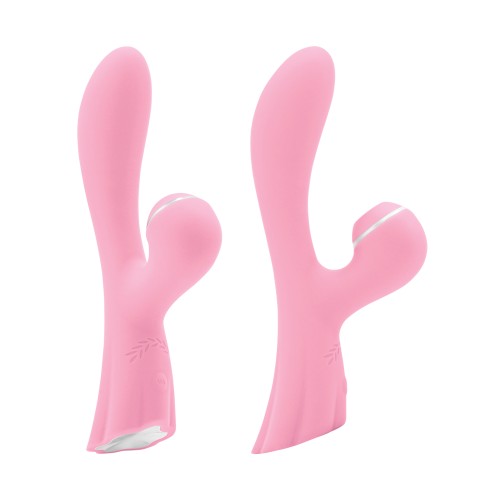 Luxe Aura G-spot and Clitoral Stimulator Pink