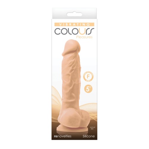 Colours Pleasures Dildo Vibrante 5 Blanco