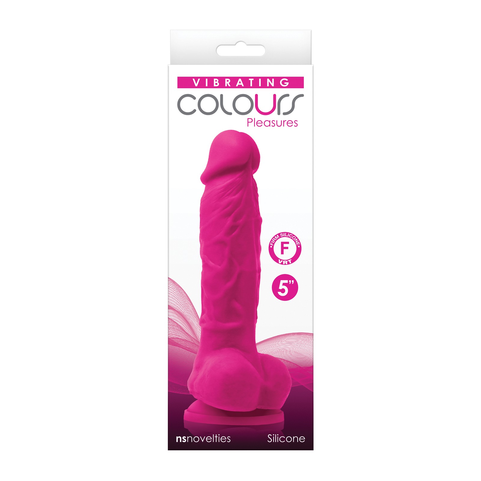 Colours Pleasures 5 Inch Vibrating Dildo Pink