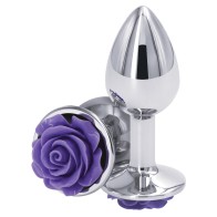 Small Rear Assets Anal Toys - Purple Rose