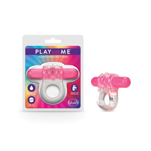 Blush Play With Me Teaser Virbrating C Ring Pink