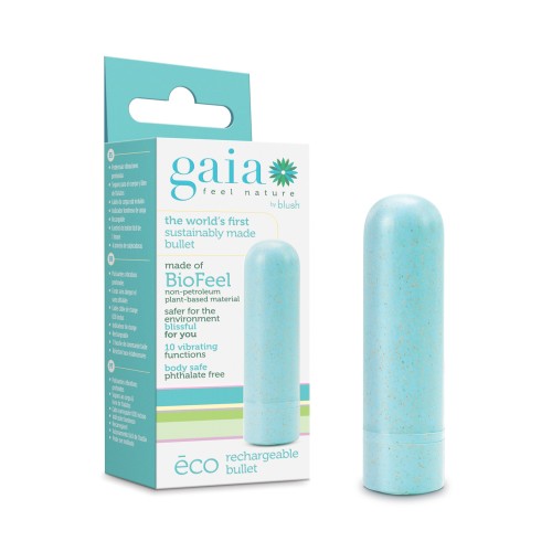 Blush Gaia Eco Rechargeable Bullet - Aqua