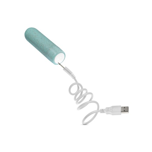 Blush Gaia Eco Rechargeable Bullet - Aqua