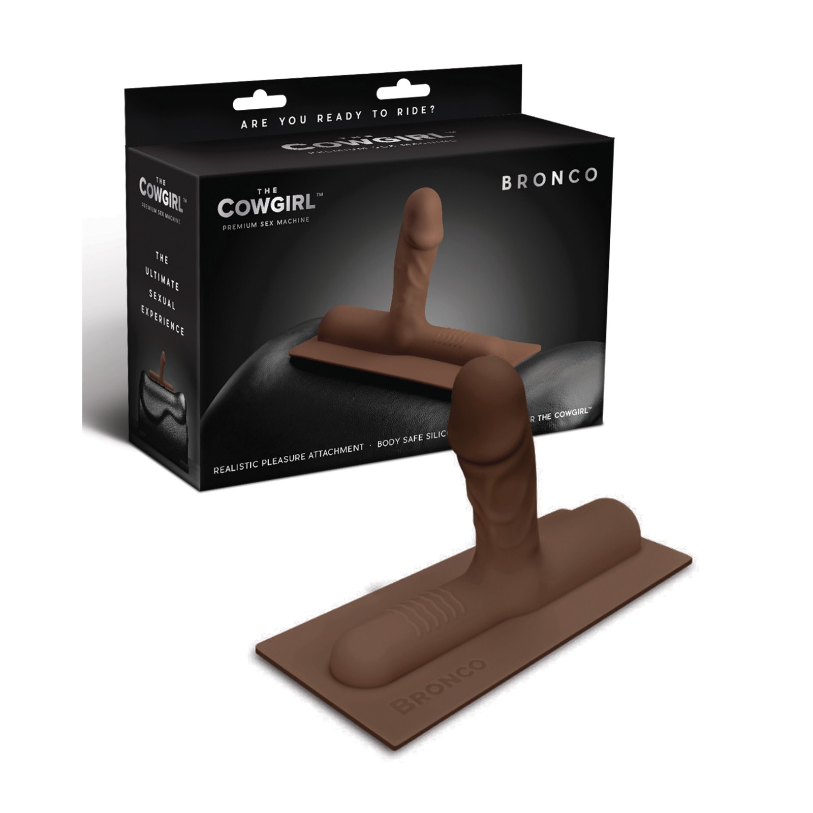 The Cowgirl Bronco Silicone Attachment Chocolate