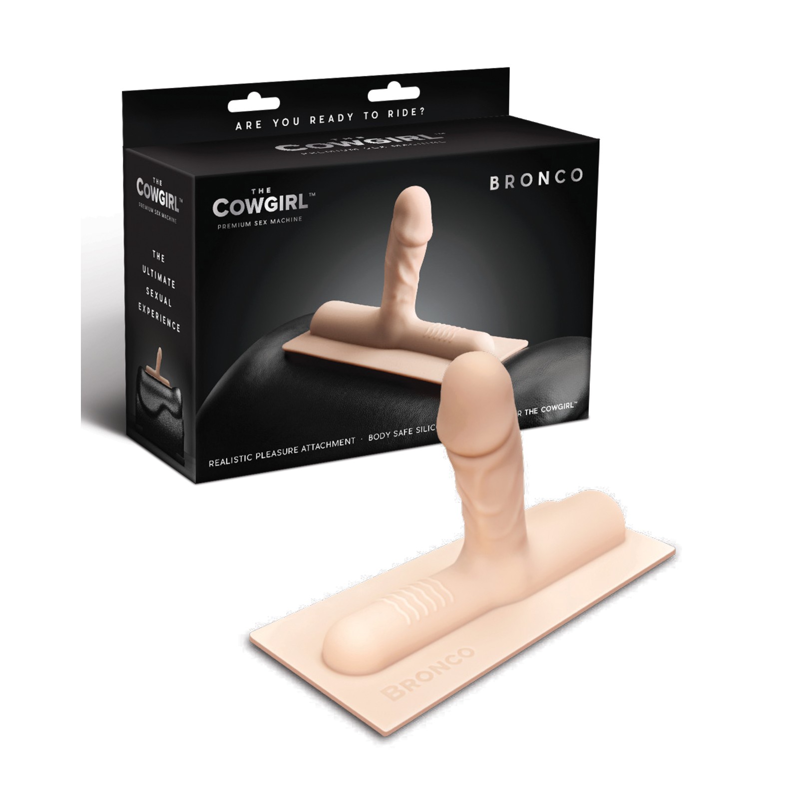 The Cowgirl Bronco Silicone Attachment - Vanilla