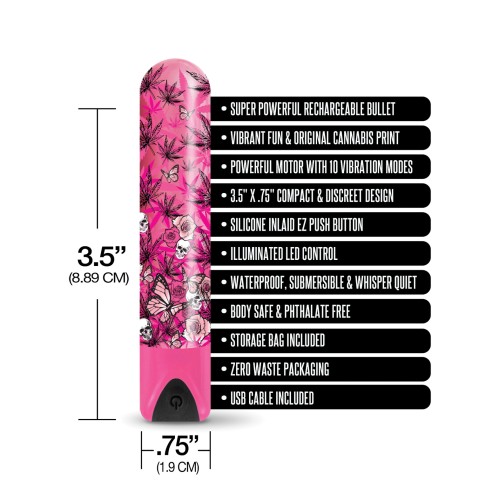 Buzzed 3.5" Rechargeable Bullet - Blazing Pink